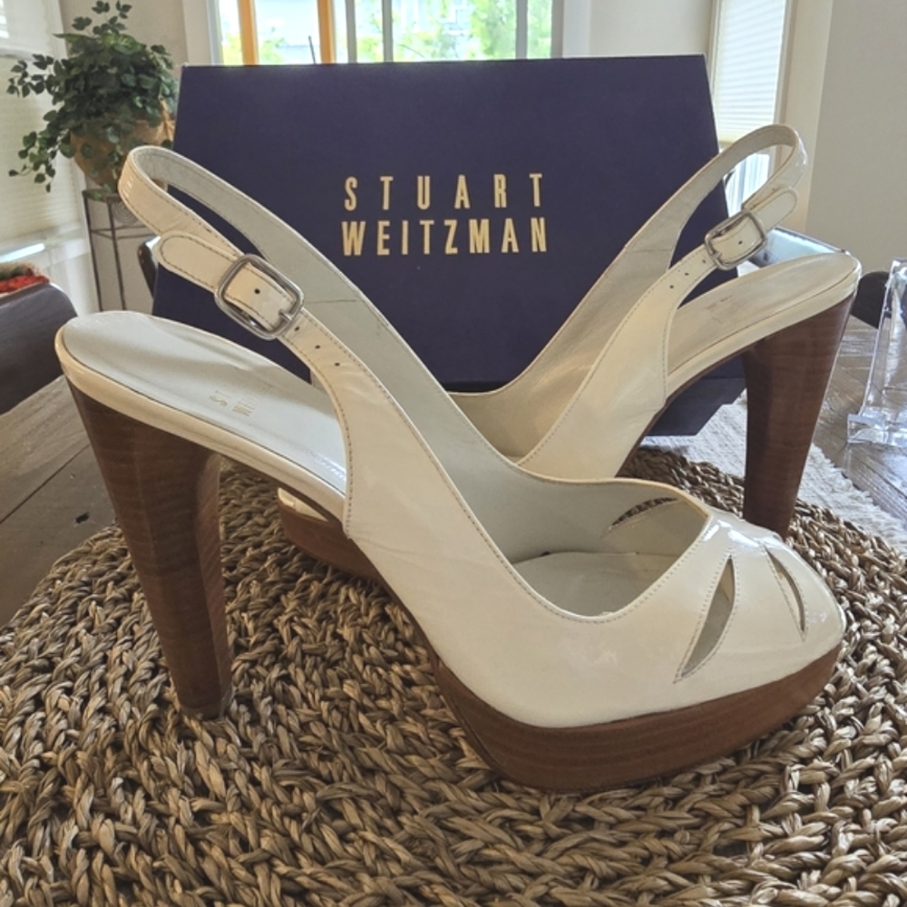 Stuart Weitzman Platform Slingback High Heals. Excellent Condition. Worn once.